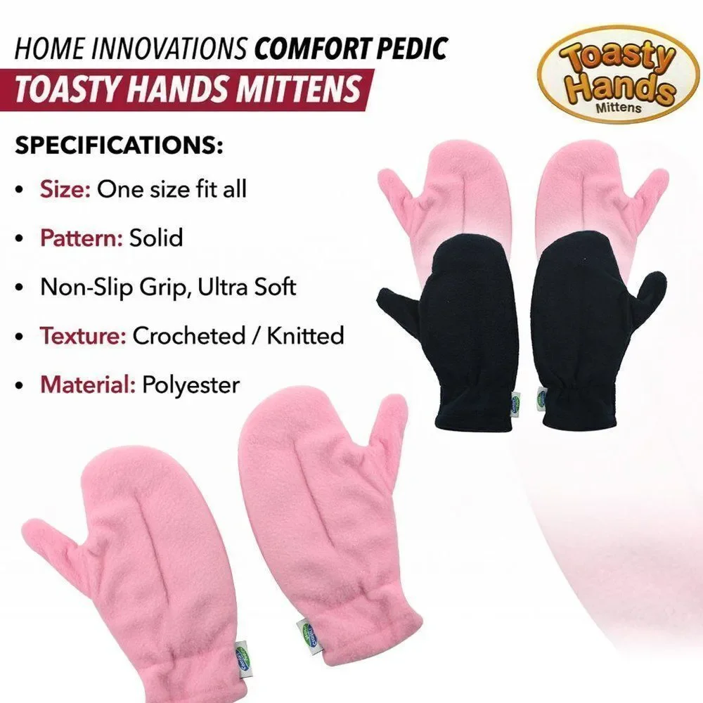 Comfort Pedic Toasty Hands Mittens -Pink